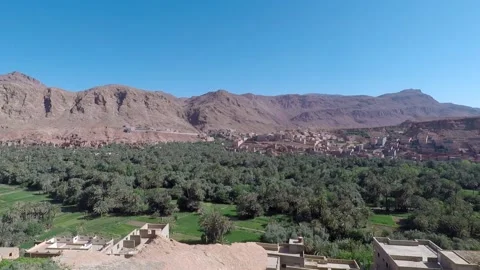 Moroccan oasis Stock Footage 146786064