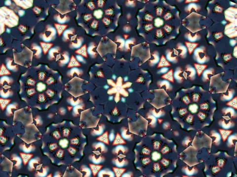 A Moroccan pattern with flower-shaped and rhombus figures in brown and dark b Stock Photos