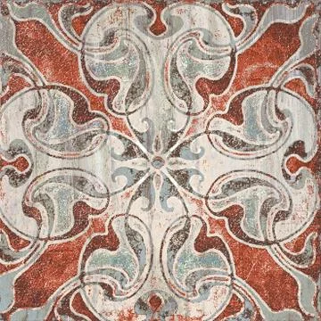 Moroccan pattern mosaic ceramic decoration tile. Stock Photos