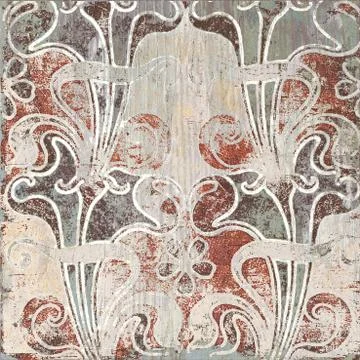 Moroccan pattern mosaic ceramic decoration tile. Stock Photos