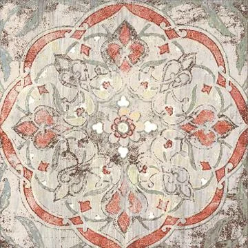 Moroccan pattern mosaic ceramic decoration tile. Stock Photos