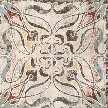 Moroccan pattern mosaic ceramic decoration tile. Stock Photos