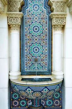 Moroccan pavilion Stock Photos