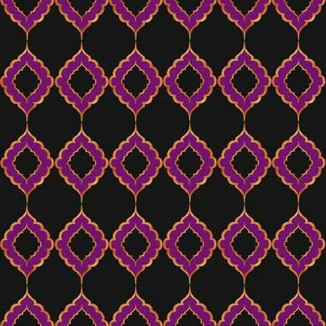 Moroccan scandinavian oriental pattern Stock Illustration