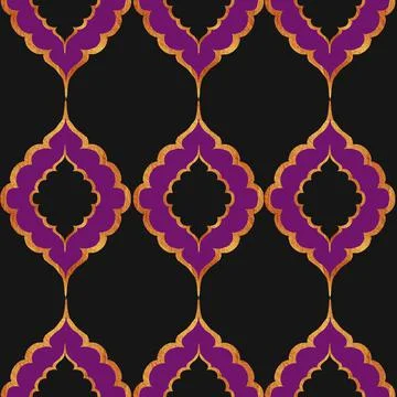 Moroccan scandinavian oriental pattern Stock Illustration