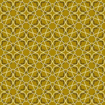 Moroccan seamless pattern, Morocco. Patchwork mosaic with traditional folk ge イラスト素材