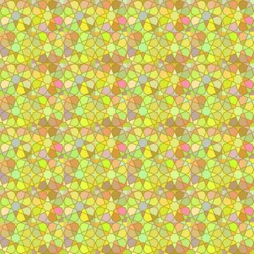 Moroccan seamless pattern, Morocco. Patchwork mosaic with traditional folk ge Stock Illustration