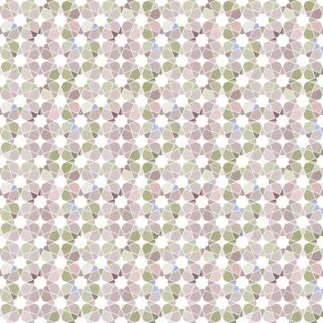 Moroccan seamless pattern, Morocco. Patchwork mosaic with traditional folk ge Stock Illustration