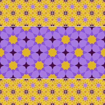 Moroccan seamless pattern, Morocco. Patchwork mosaic traditional folk geometr Stockillustratie