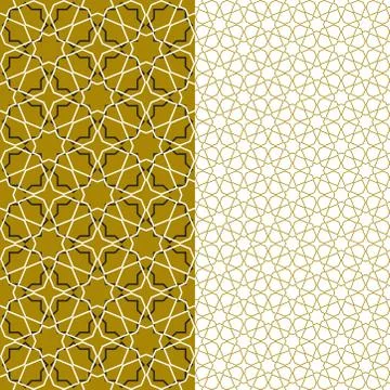 Moroccan seamless pattern, Morocco. Patchwork mosaic with traditional folk ge Stockillustratie