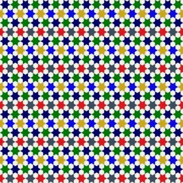 Moroccan style pattern Illustrazione stock