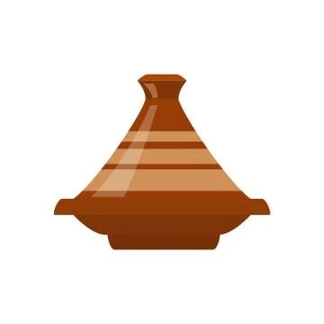 Moroccan tajine isolated Stock Illustration