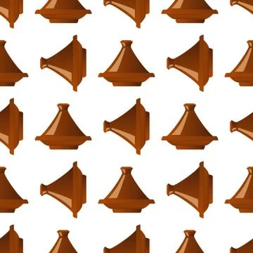 Moroccan tajine seamless Stock-Illustration