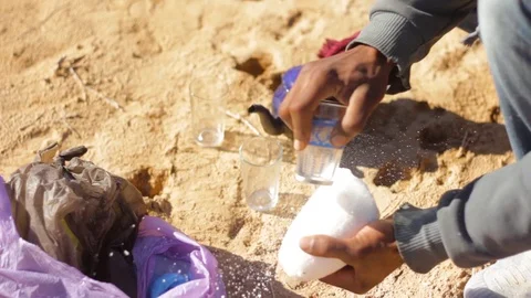 Moroccan tea  Stock Footage 125384832