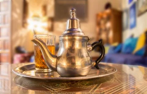 Moroccan tea Stock Photos