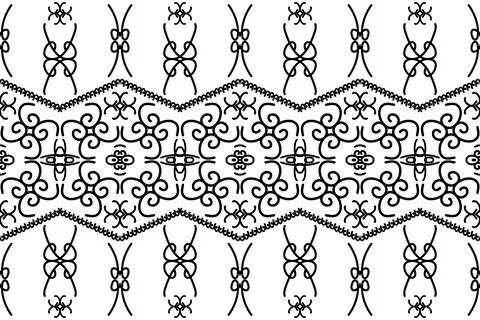 Moroccan textile  pattern Stock Illustration