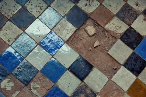 Moroccan tile background Stock Photos