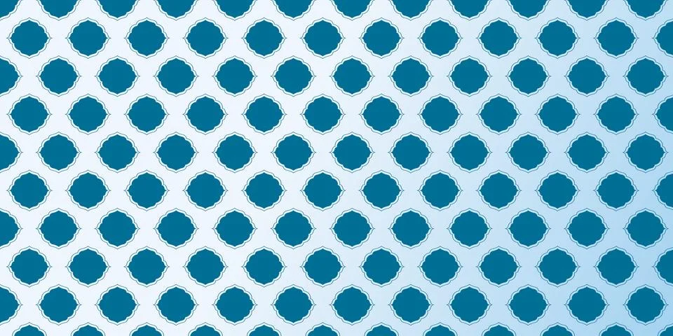 Moroccan Tile Pattern with Repeating Geometric Shapes Stock Illustration