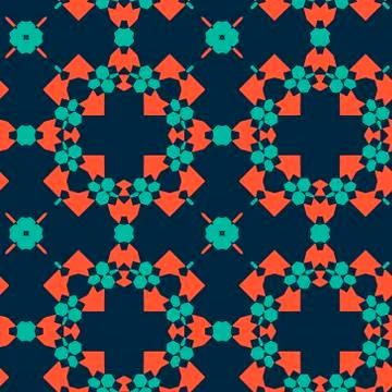 Moroccan tiles - seamless pattern. Stock Illustration