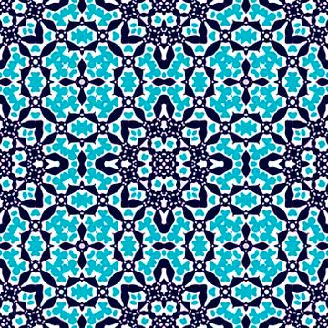 Moroccan tiles - seamless pattern. Stock Illustration