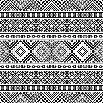 Moroccan Vector seamless pattern, abstract geometric background Stock Illustration