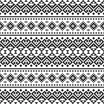 Moroccan Vector seamless pattern, abstract geometric background illustration, Stock Illustration