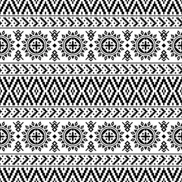 Moroccan Vector seamless pattern, abstract geometric background illustration, Stock Illustration