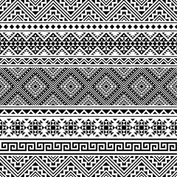Moroccan Vector seamless pattern, abstract geometric background illustration Stock Illustration