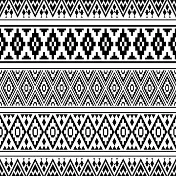 Moroccan Vector seamless pattern, abstract geometric background illustration Stock Illustration