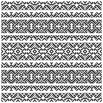 Moroccan Vector seamless pattern, abstract geometric background illustration, Stock Illustration