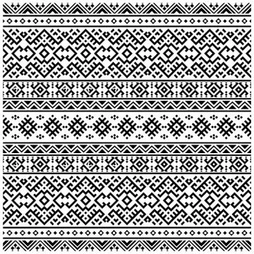 Moroccan Vector seamless pattern, abstract geometric background illustration, Stock Illustration