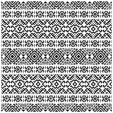 Moroccan Vector seamless pattern, abstract geometric background illustration, Stock Illustration