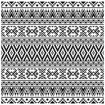 Moroccan Vector seamless pattern, abstract geometric background illustration, Stock Illustration