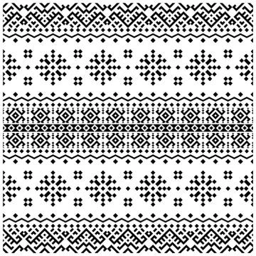 Moroccan Vector seamless pattern, abstract geometric background illustration, Stock Illustration