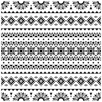 Moroccan Vector seamless pattern, abstract geometric background illustration, Stock Illustration