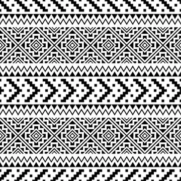 Moroccan Vector seamless pattern, abstract geometric background illustration, Stock Illustration