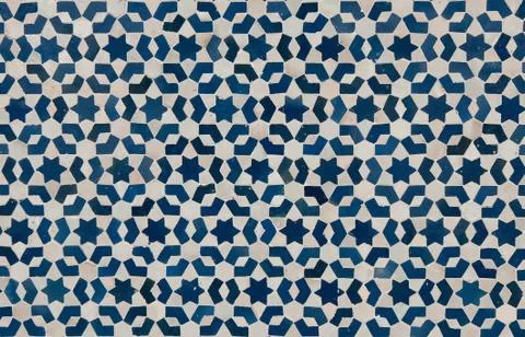 Moroccan vintage tile background Stock Illustration
