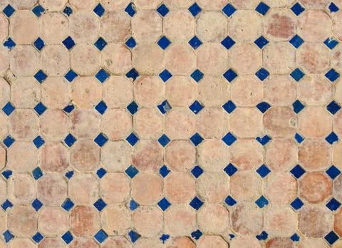 Moroccan vintage tile background Stock Illustration
