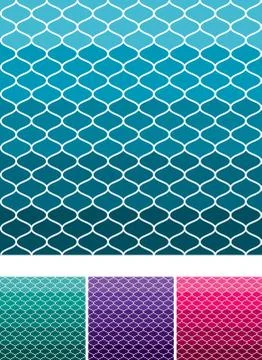 Moroccan weave pattern set in vector format. Stock Illustration