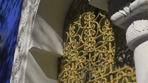 Moroccan window Stock Footage 130689354