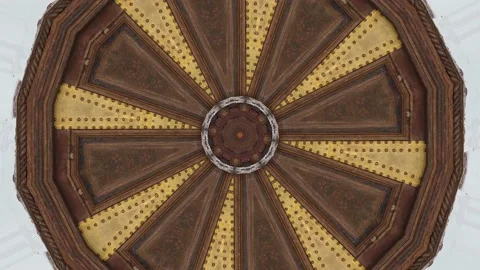 Moroccan wood pattern abstract Stock Footage 208854335