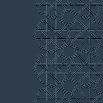 Moroccan zellige template Stock Illustration