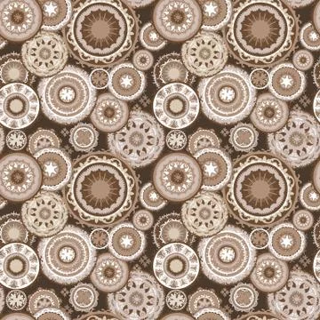 Morocco Abstract Coffee Pattern Stock Illustration