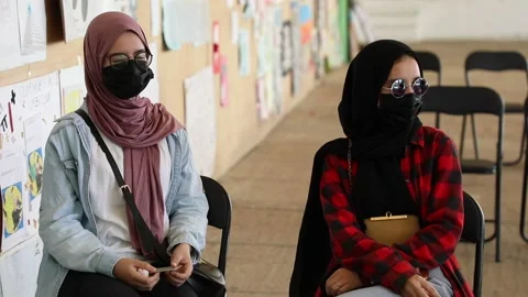 Morocco Aims To Vaccinate More Than 3 Million Students Aged 12 To 17 In Rabat Stock-Footage 170475962