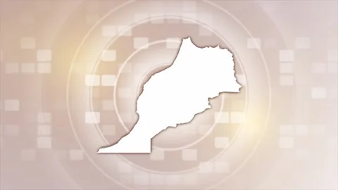 Morocco Animated Map Stock Footage 275635735