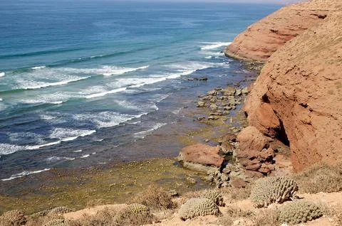 Morocco Atlantic coast Stock Photos