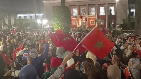 Morocco celebrates UN backing for autonomy plan for Sahara in street demonstrati Vidéo 320272430