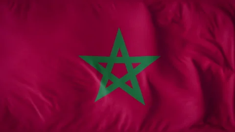 MOROCCO COUNTRY FLAG Video stock 282406018