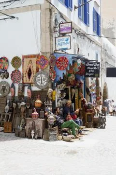 Morocco crafts shop Stock Photos