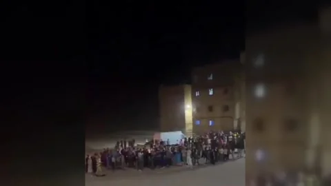 Morocco: Deadly Building Collapse Reported in Northwestern Morocco Stock Footage 335455366